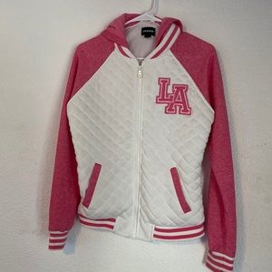 This is a Vintage L.A Zip up jacket. In great condition, has never been wore.